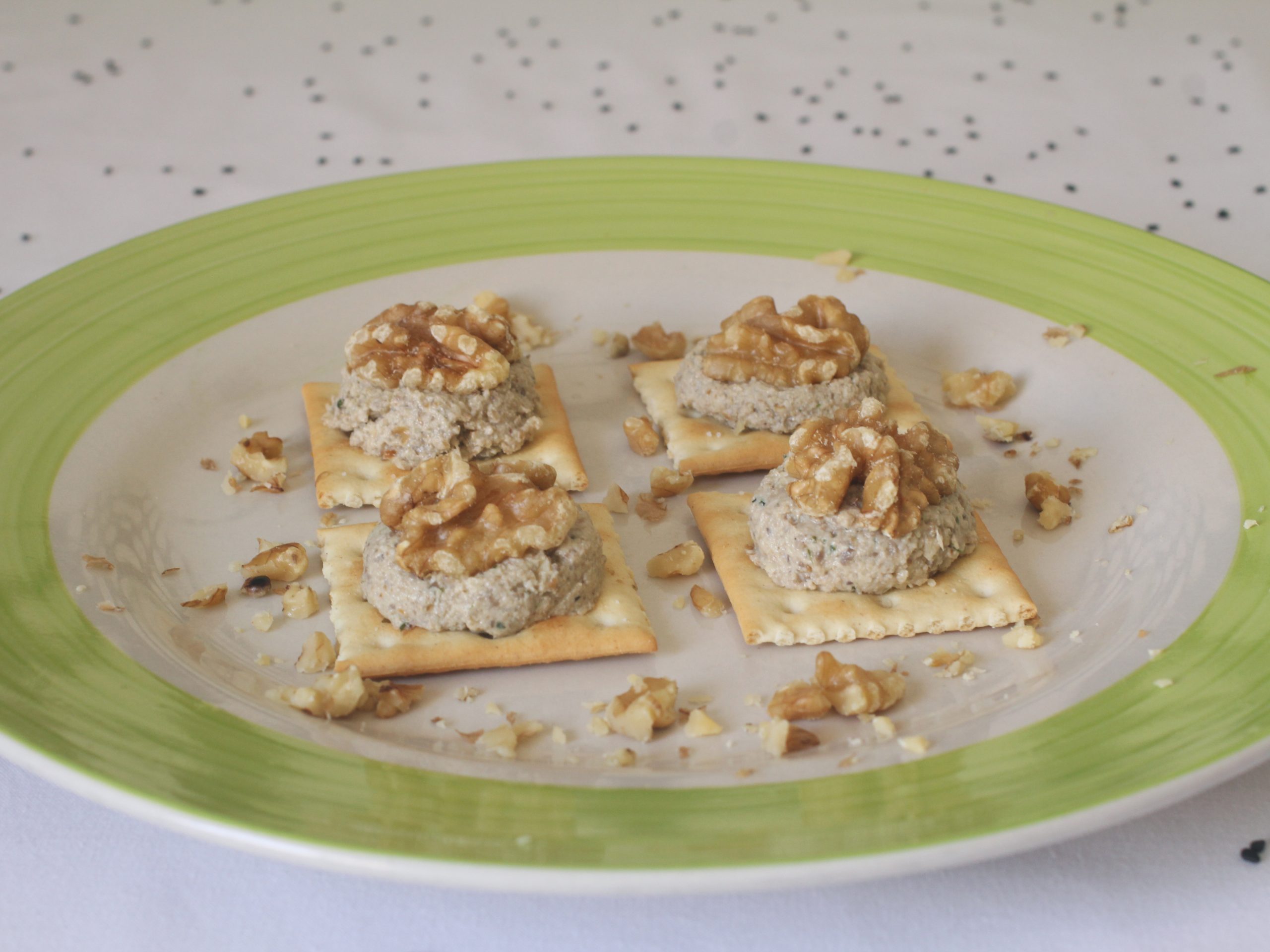 Paté de nueces y champiñones