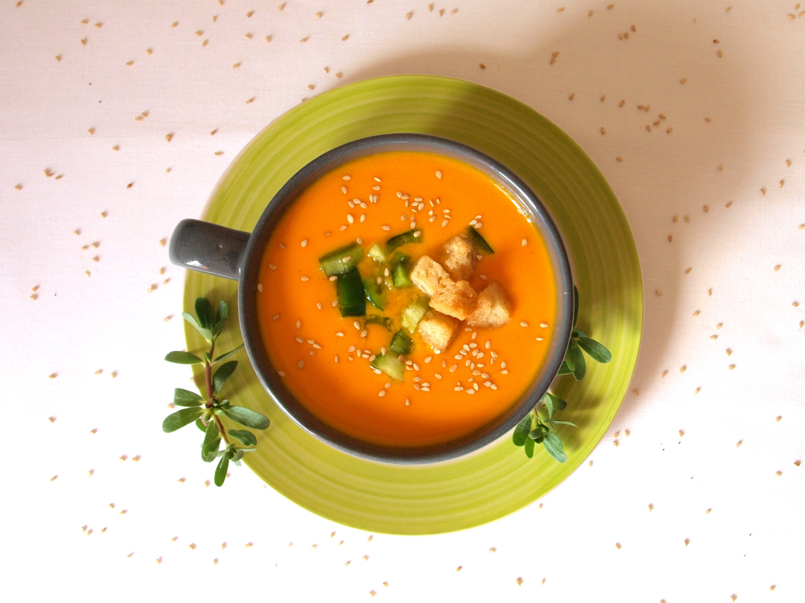 Gazpacho de zanahoria